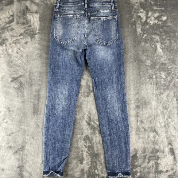 FRAME DENIM Le High Skinny Ankle Jeans, Light Wash - Size 26 - Picture 2 of 11